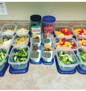My first try at meal prepping